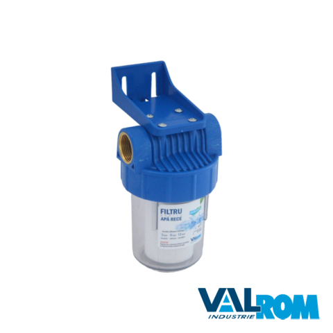 Echipamente pentru tratarea si pomparea apei - Kit filtru Valrom VALHOH 5" D. 1/2" si cartus PP expandat 5 microni