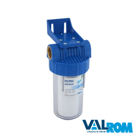 Echipamente pentru tratarea si pomparea apei - Kit filtru Valrom VALHOH 7" D. 3/4" si cartus PP expandat 5 microni