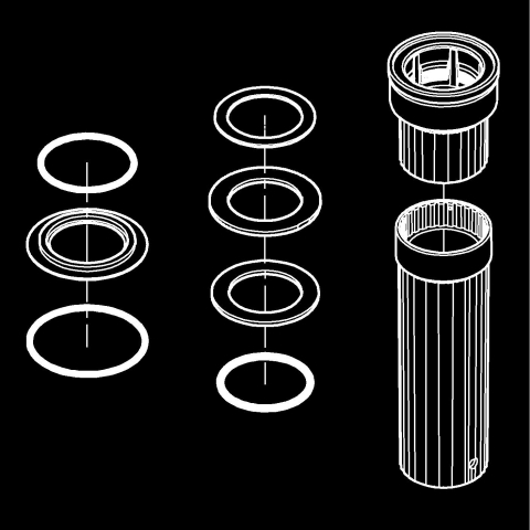 Accesorii bucatarie - Kit montaj Grohe mounting set, garnituri, oringuri, kit fixare pentru baterii