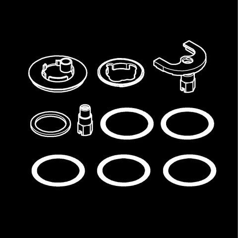 Kit montare Grohe screw coupling, set surub + garnituri montare baterii [1]