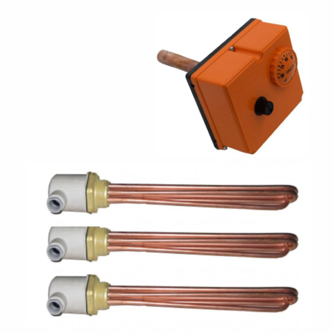 Accesorii boilere - Kit rezistenta electrica si termostat 3 x 7,5 kW Radox