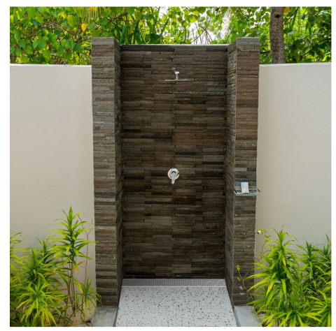 Kit Rigola din INOX STAINLESS dus/balcon cu panta LN110 H20-22.5 gratar din INOX L15 iesire verticala mijloc DN110 1000x120x22.5 - Vodaland gama Drain [5]