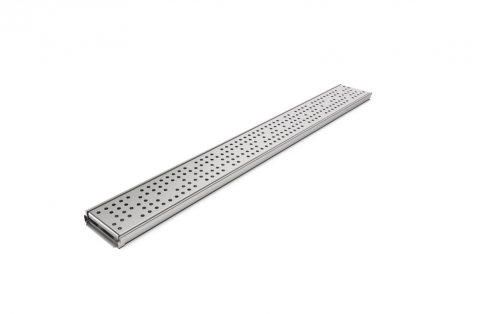 Kit-uri rigole - Kit Rigola din INOX STAINLESS dus/balcon LN110 H20 gratar din INOX L15 1000x120x20 - Vodaland gama Drain
