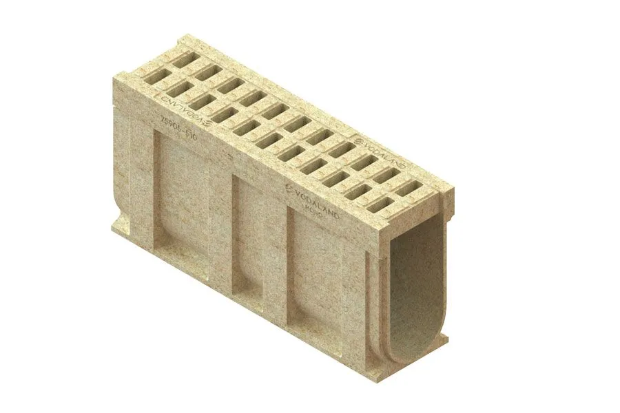 Kit rigola polimerbeton MONO LN200 Hext.510 clasa E600 1000x285x510 Vodaland gama Drain