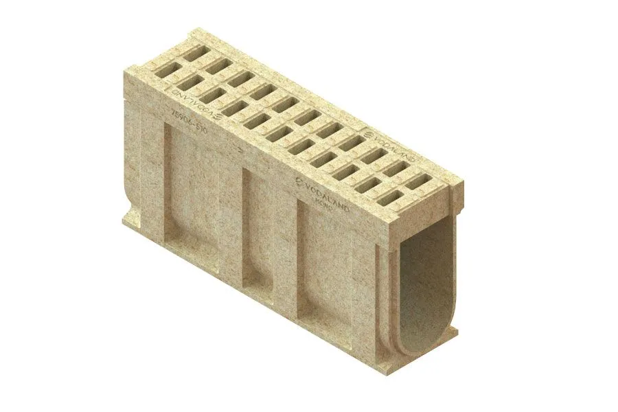 Kit rigola polimerbeton MONO LN200 Hext.510 clasa F900 1000x285x510 Vodaland gama Drain