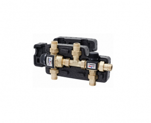 Panouri solare pentru apa calda menajera - Kit solar, temperatura deviatie reglabila 42-52°C, amestec 35-60°C, FE 3/4"+1", KVS 1.5, ESBE