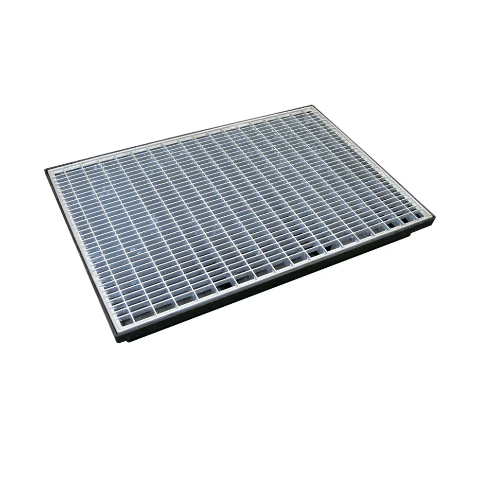 Echipamente pentru retele stradale de apa - Kit stergator picioare gratar otel zincat TWIST A15 600x400x95 - Vodaland gama Urban