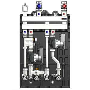 Grupuri de circulatie - Kit MULTIMIX C Inox 1H + 1L (Cap. izol), IVAR