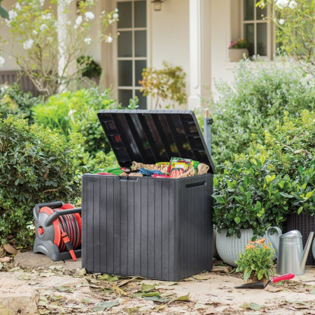 Casa si gradina - Lada depozitare, grafit, 113 litri, Keter City