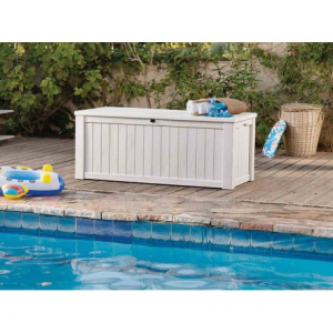 Lada pentru depozitare alb crem, 570 L, Curver Rockwood [1]