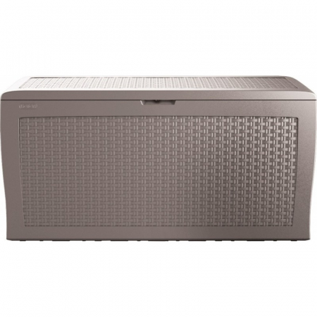 Lazi de depozitare - Lada pentru depozitare cappuccino, ratan, 270 L, Keter Samoa