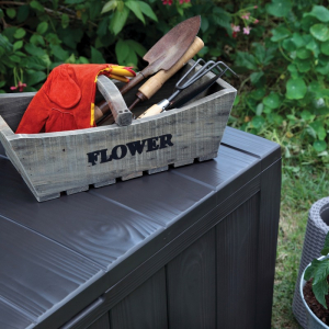 Lada pentru depozitare antracit, 270 L, Keter Sherwood [3]