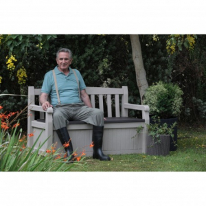 Banca pentru gradina 2 in 1, 265 L, Keter Eden [7]