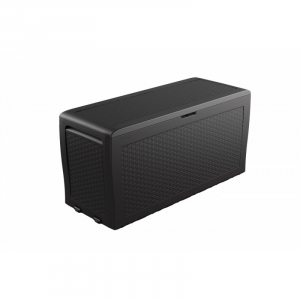 Casa si gradina - Lada pentru depozitare antracit, rattan, 270 L, Keter Samoa