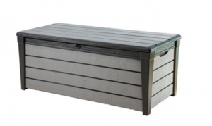 Casa si gradina - Lada pentru depozitare gri, 455 L, Curver Brushwood