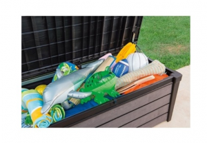 Lada pentru depozitare gri, 455 L, Curver Brushwood [3]