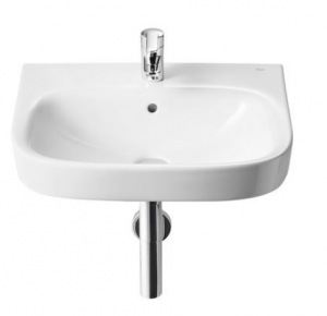 Lavoare si accesorii - Lavoar suspendat din portelan, 550 x 440 x 170 mm., Roca Debba