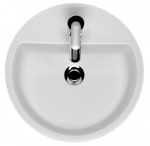 Lavoar pentru blat, A=44 x H=10 x L=44 cm., Cersanit Caspia 44 RING [1]