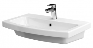 Lavoare si accesorii - Lavoar pentru mobilier, A=45.5 x L=70.5 cm., Cersanit Easy 70