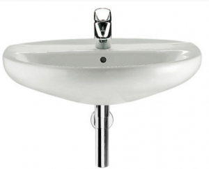 Lavoare si accesorii - Lavoar suspendat din portelan, 650 x 510 x 195 mm., Roca Victoria