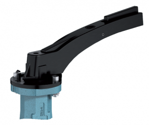 Robineti motorizabili - Levier de actionare manuala pentru robinetii fluture cu flansa de montaj EN ISO5211 avand axul patrat de 11mm, seria Z011A DN25-65mm