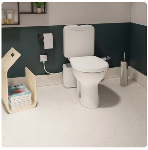 Macerator - sistem de tocare si pompare ape uzate SFA model SANIFLO Silence 400W, 4m vertical / 100 m orizontal [1]