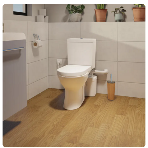 Macerator - sistem de tocare si pompare ape uzate SFA model SANITOP Silence 400W, 5m vertical / 100 m orizontal [2]