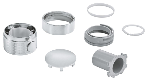 Obiecte sanitare - Maner baterie cada/dus Grohe Grohtherm, pentru baterii cu termostat, crom