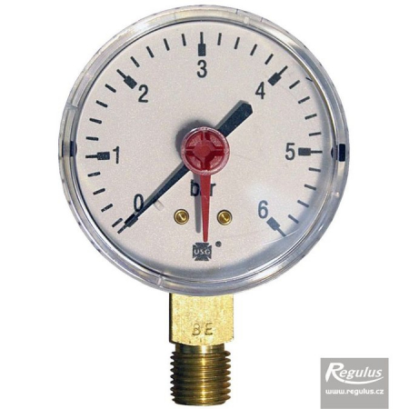 Manometre, presostate si termostate - Manometru, 6 bari, d=63mm, G 1/4, racord radial