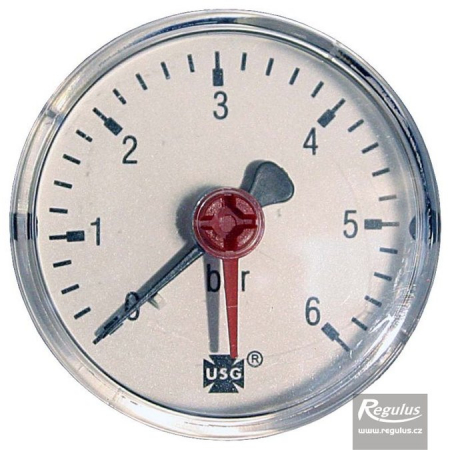 Manometre, presostate si termostate - Manometru, 6 bari, d=63mm, G 1/4, racord axial