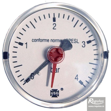 Manometre, presostate si termostate - Manometru, 4 bari, d=63mm, G 1/4, racord axial