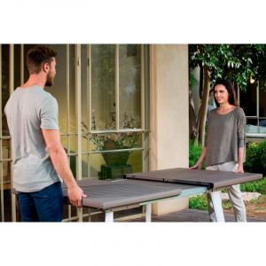 Masa pentru gradina, extensibila, cappucino, Keter Harmony [2]