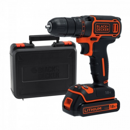 Scule si dispozitive de lucru - Masina de gaurit si insurubat 18V Black+Decker - BDCDC18K