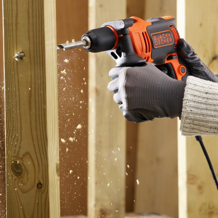 Masina De Gaurit Black+Decker BEH710K Percutie Mecanica 710W [6]