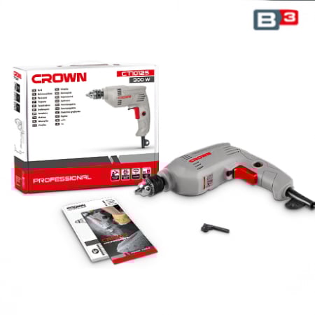 Masini de gaurit si insurubat - Masina de gaurit Crown CT10125 profesionala 300W
