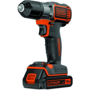 Masina de gaurit si insurubat Black+Decker cu 1 acumulator 18 V 1.5Ah Kitbox - BDCD18K [1]