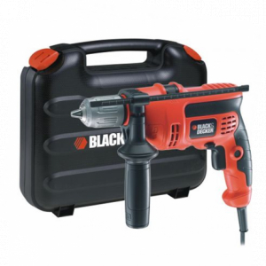 Masini de gaurit si insurubat - Masina de gaurit si insurubat cu percutie Black+Decker 710W + valiza - KR714CRESK
