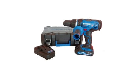 Masini de gaurit si insurubat - Masina de gaurit si insurubat cu acumulator 18V LI-ON cu percutie, Hyundai model HY-ASB 180