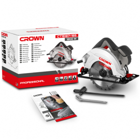 Dispozitive pentru prelucrarea lemnului - Fierastrau circular profesional 1500W, 190mm, 5500rpm Crown