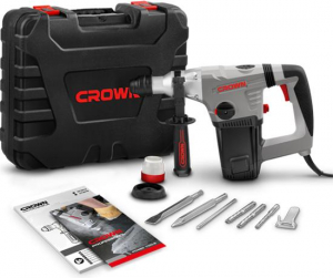 Scule si echipamente pentru constructii - Ciocan rotopercutor profesional 1050W, 32mm, 4.8J Crown