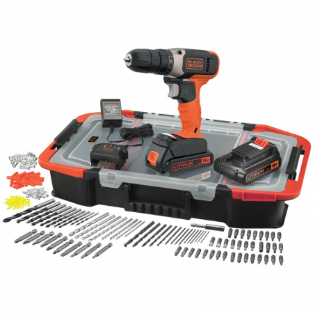 Masini de gaurit si insurubat - Set Masina De Insurubat Black+Decker BCD001BAST