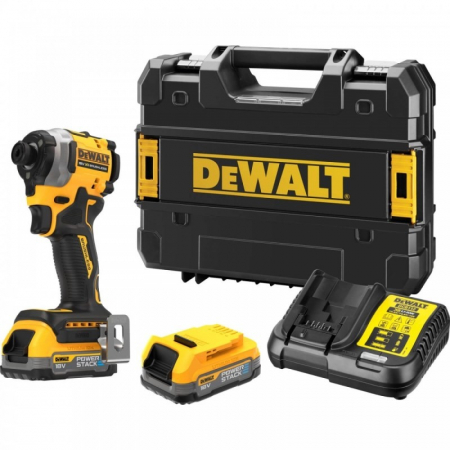 Scule si dispozitive de lucru - Masina compacta cu impact cu 2 acumulatori 18V 1.7 XR - DeWalt DCF850E2T