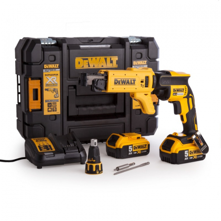 Masini de gaurit si insurubat - Masina De Insurubat Cu Banda DeWalt DCF620P2K 18V 5.0Ah