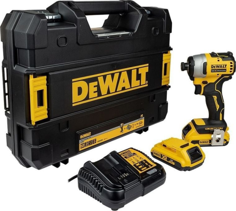 Scule si dispozitive de lucru - Masina de insurubat cu impact compacta DeWalt DCF809D2T 18V 2 x 2 AH