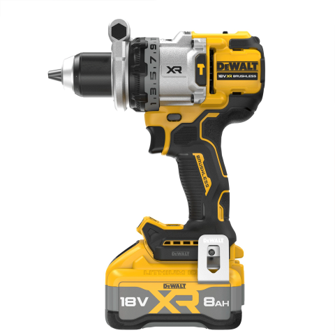 Scule si dispozitive de lucru - Masina de insurubat si gaurit Dewalt PREMIUM cu percutie 18V XR 8Ah Brushless 3 trepte de viteza DCD1007WW1T