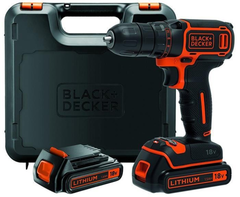 Scule si dispozitive de lucru - Masina de gaurit si insurubat Black and Decker BDCDC18KB 18 V 30 Nm 0 - 650 rpm