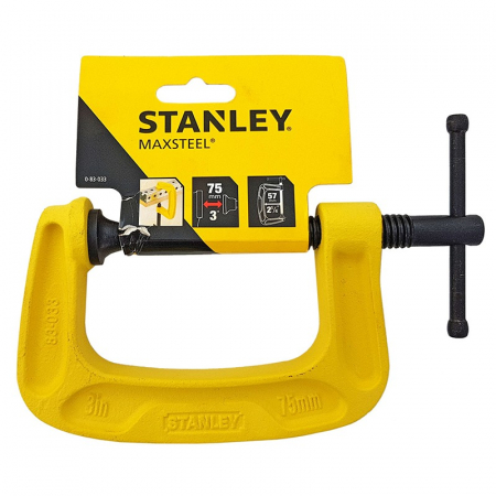Dispozitive pentru prelucrarea lemnului - Menghina C Stanley Maxsteel 75mm - 0-83-033