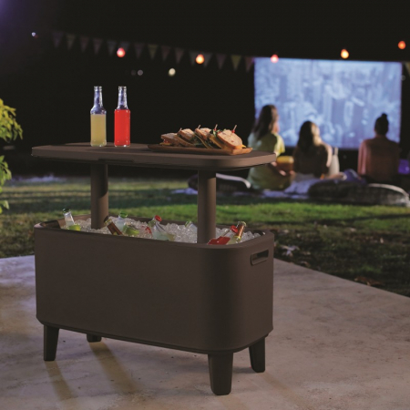 Mini bar pentru gradina, maro, Keter Breeze Cool Bar [6]