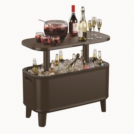 Mini bar pentru gradina, maro, Keter Breeze Cool Bar [7]