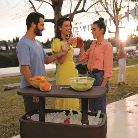 Mini bar pentru gradina, maro, Keter Breeze Cool Bar [1]
